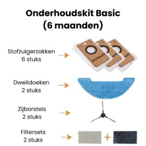 LuxaLife Onderhoudskit Basic 6 Maanden Louis V1 – Robotstofzuiger